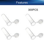 Bettomshin 300Pcs 5ml Centrifuge Tubes with Snap Cap