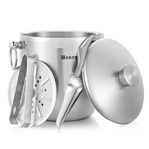 3L Insulated Stainless Steel Ice Bucket Set