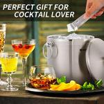 3L Insulated Stainless Steel Ice Bucket Set