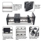 RATTMMOTOR 100mm Linear Motion Guide Actuator