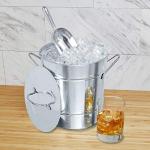 Party Ice Bucket with Lid and Scooper