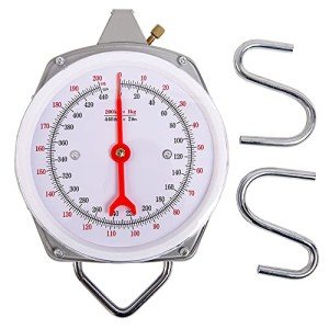 Hanging Dial Scale - 440lbs Mechanical for Kitchen & Fishing