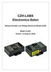 Low Voltage Disconnect Module - 24V / 30Amp