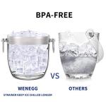 3L Insulated Stainless Steel Ice Bucket Set