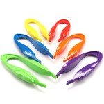 Colorful Plastic Rainbow Tweezers for Kids