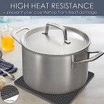 Set of 4 Heat-Resistant Silicone Trivets