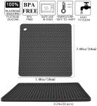 Set of 4 Heat-Resistant Silicone Trivets