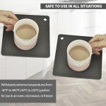 Set of 4 Heat-Resistant Silicone Trivets