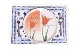 Cotton Placemats & Napkins Set - Block Print