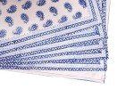 Cotton Placemats & Napkins Set - Block Print