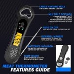 Digital Instant Read Meat Thermometer with Opener