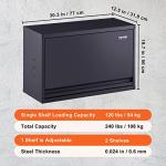VEVOR Heavy-Duty Metal Garage Cabinet - 240 lbs Capacity