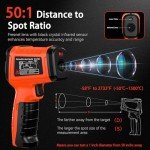 Infrared Thermometer with Probe for Industrial Use
