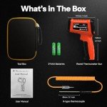 Infrared Thermometer with Probe for Industrial Use