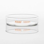 XCD 10-Pack Glass Petri Dishes with Clear Lids