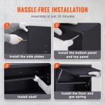 VEVOR Heavy-Duty Metal Garage Cabinet - 240 lbs Capacity