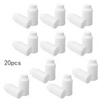 20-Pack 250ml PE Plastic Lab Bottles