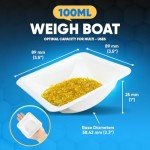 150 Disposable Weigh Boats for Lab and Kitchen