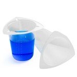 25Pcs 400ml Plastic Triangular Lab Beakers