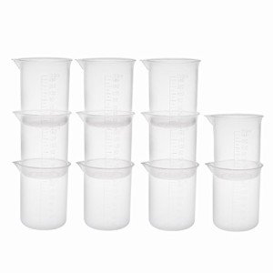 uxcell 150ml Graduated Plastic Measuring Cup Set