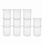 uxcell 150ml Graduated Plastic Measuring Cup Set