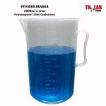 TN LAB 2000ml Beaker Pitcher with Strong Handle