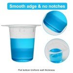 25Pcs 400ml Plastic Triangular Lab Beakers