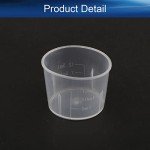 20Pcs 15ml Clear Plastic Lab Beakers