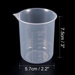 uxcell 150ml Graduated Plastic Measuring Cup Set