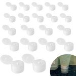 20-Pack Reusable Leak-Proof Flip Top Caps