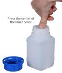 Wide Mouth 34oz Plastic Lab Sample Bottles - 2 Pack