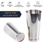 BARIANTTE Weighted Boston Cocktail Shaker Set