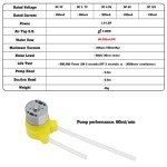 ECSiNG 2pcs 12V Peristaltic Pump for Liquid Dosing