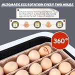 Sailnovo 70-Egg Incubator with Auto Turning & Humidity
