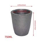 Nisorpa 6 KG Silicon Graphite Crucibles for Metal Melting