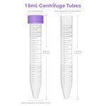 Leak-Proof Sterile Centrifuge Tubes with Caps