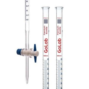 GoLab Class A Burette Set, 100ml Capacity