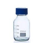250ml Thick Glass Graduated Reagent Bottle with Cap