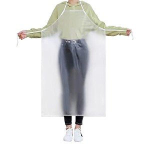 Heavy Duty Waterproof PVC Kitchen Apron 47"x27.5