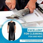 Waterproof Black Vinyl Apron - 43" Light Duty