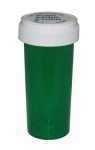 Green Child Resistant Pharmacy Prescription Vials - 240 Pack