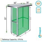 Stainless Steel Work Table with Open Base 30