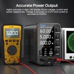 Variable 60V 5A Bench Power Supply with USB