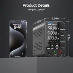 Variable 60V 5A Bench Power Supply with USB