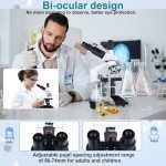 Herwicm Research Grade Trinocular Microscope with USB Camera