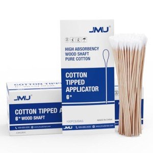 JMU Medical 500 Non-Sterile Cotton Swabs - 6 Inch