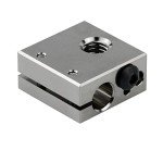Nickel Plated Copper Heater Block for 3D Printers