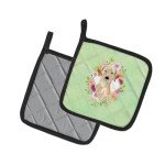 Yellow Lab Flower Pot Holders Set of 2