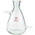 Deschem Glass Filtering Erlenmeyer Flask with Vacuum Adapter