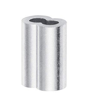150PCS Aluminum Crimping Loop Sleeves for Cables